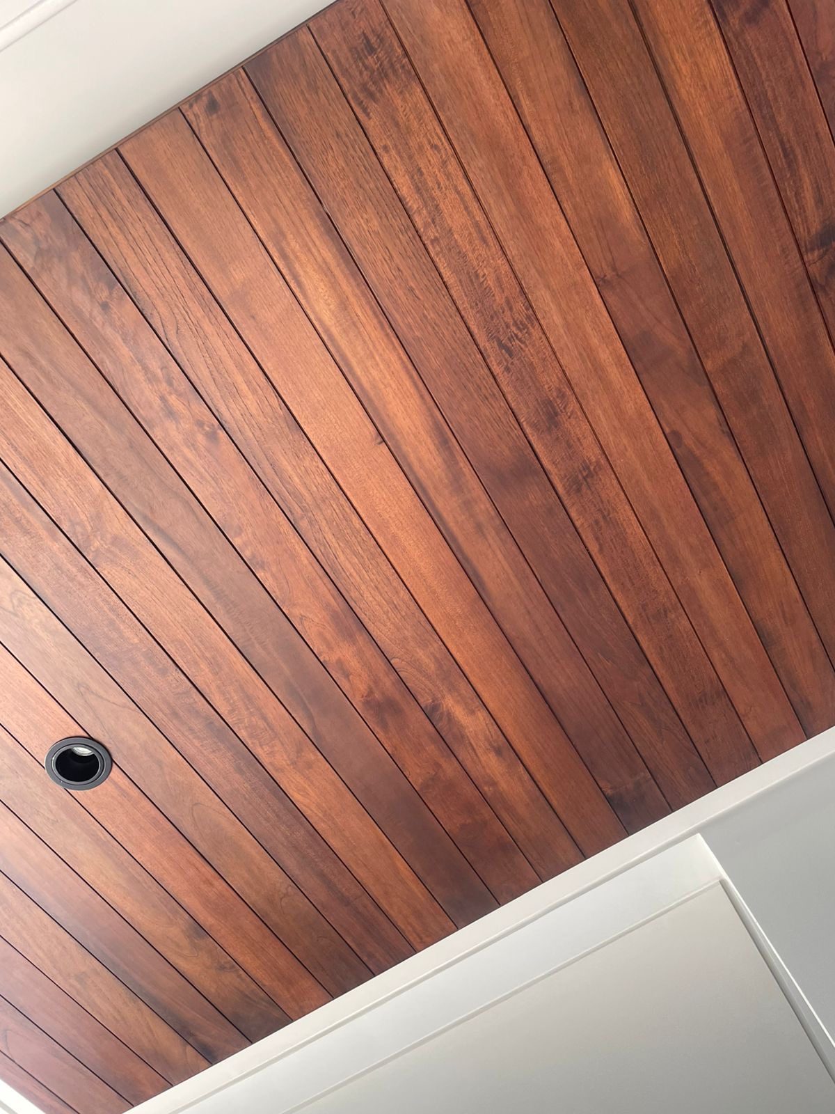 Timber ceiling and screens